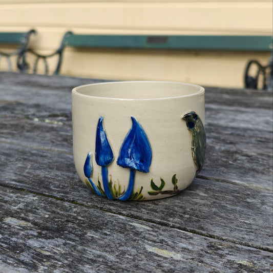 Handmade Ceramic Mug - Kōkako