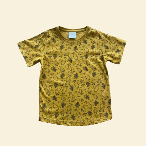 New Zealand Natives Tee - Mustard