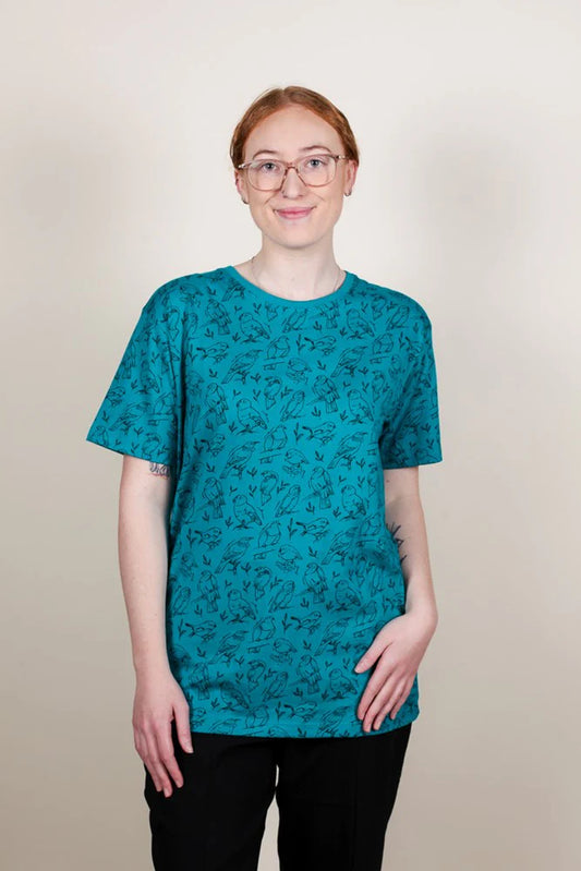 New Zealand Natives Tee - Teal