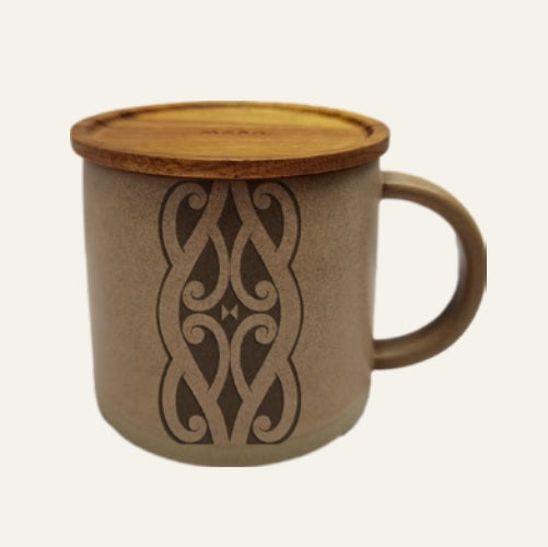 Ceramic Mug With Lid - Miriama Grace Smith