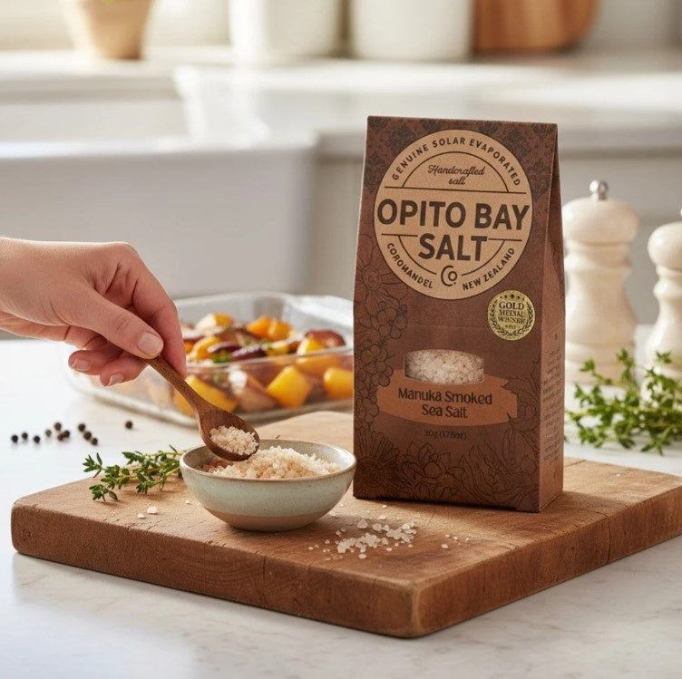 Opito Bay Mānuka Smoked Sea Salt 50g