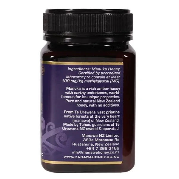 Manawa Mānuka MG 100+ Honey 500g