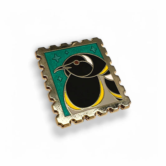 Par Avian Stamp Enamel Pins