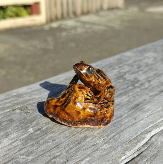 Ruth Corkill Ceramic Pepeketua on a Rock