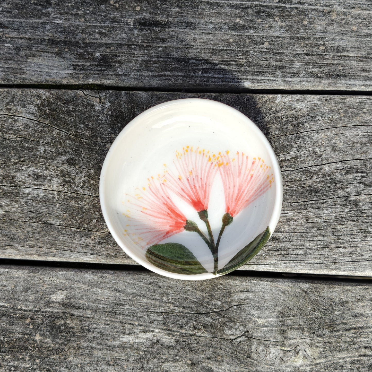 Handmade Ceramic Dish - Pōhutukawa