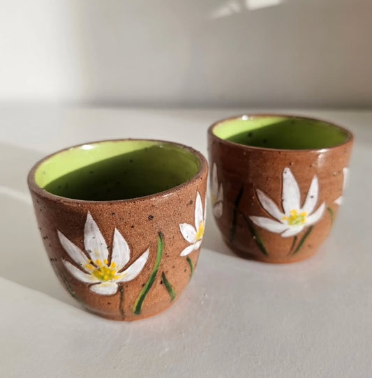Handmade Ceramic Cup - Lily