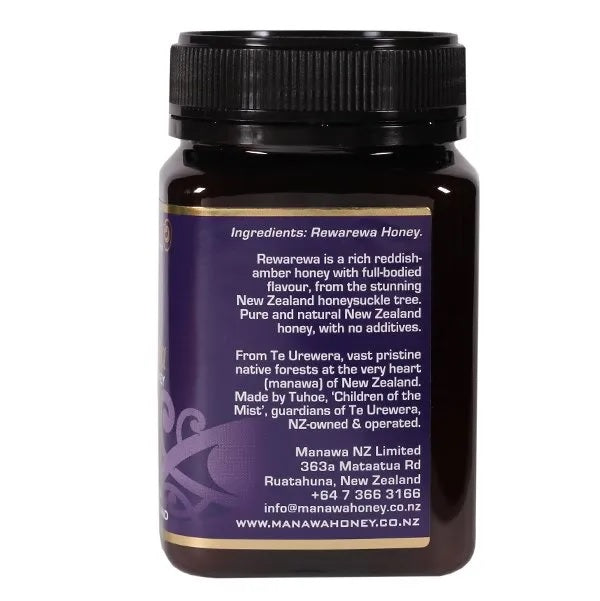 Manawa Rewarewa Honey 500g