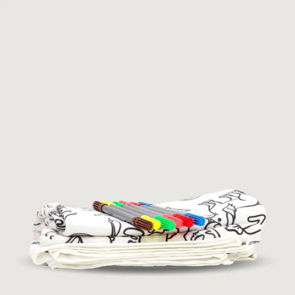 Colour-In Puzzle Tablecloth