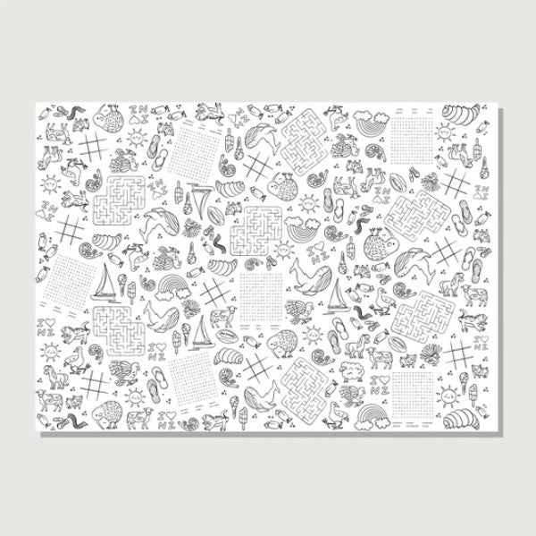 Colour-In Puzzle Tablecloth