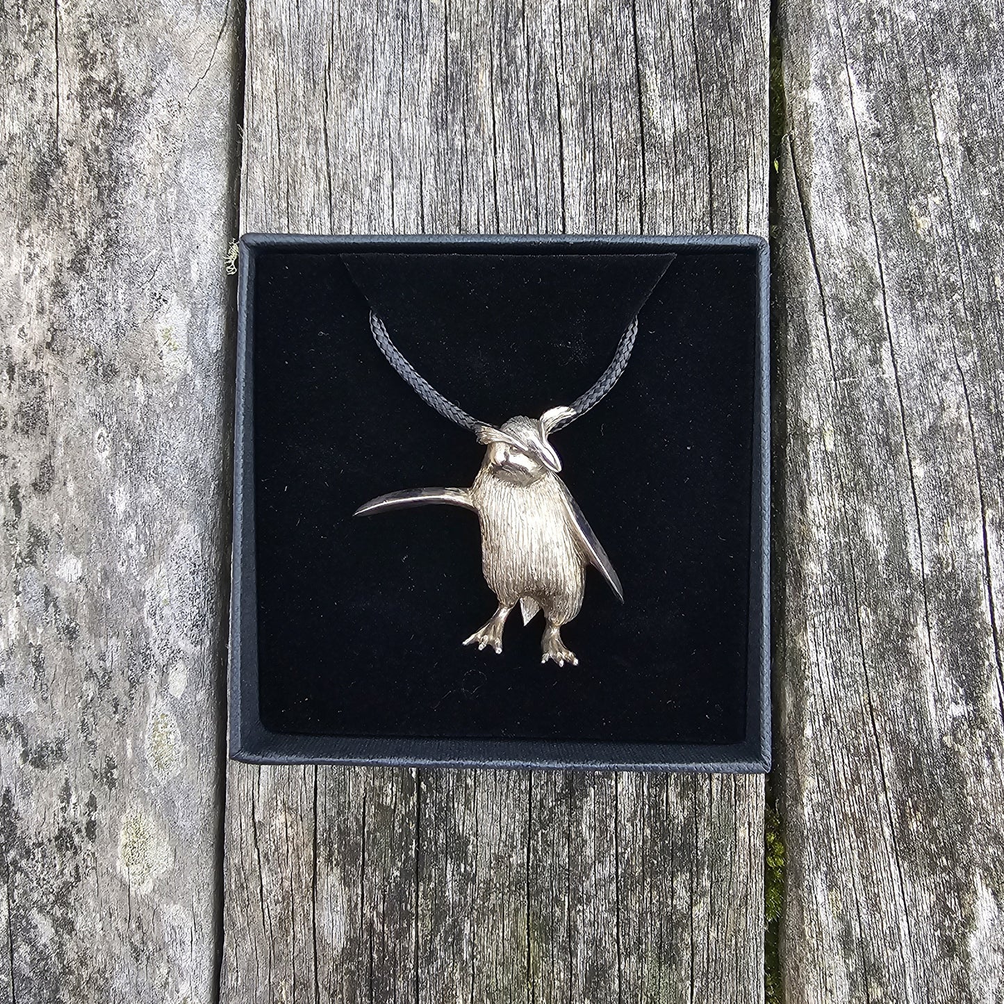 Bronze Necklace - Tawaki / Fiordland Crested Penguin