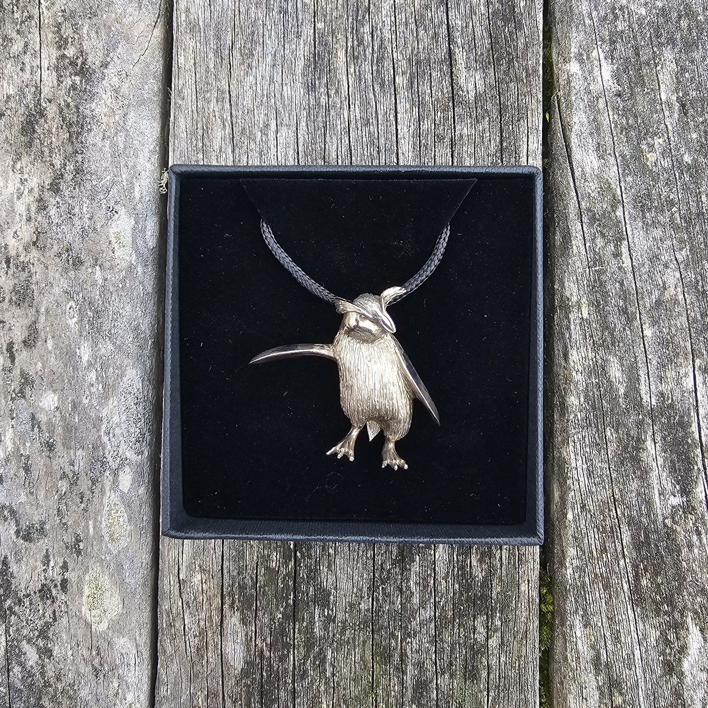 Bronze Necklace - Tawaki / Fiordland Crested Penguin