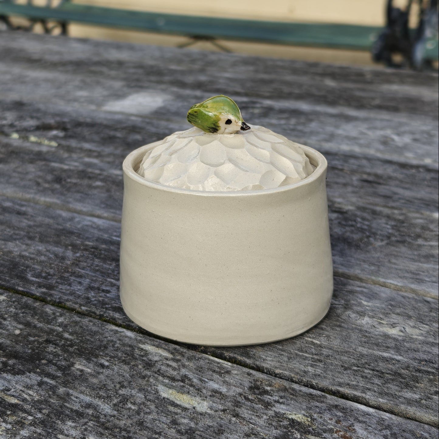 Handmade Ceramic Jar - Titipounamu