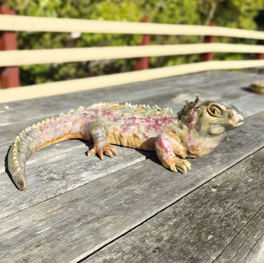 Ruth Corkill Ceramic Tuatara - Large