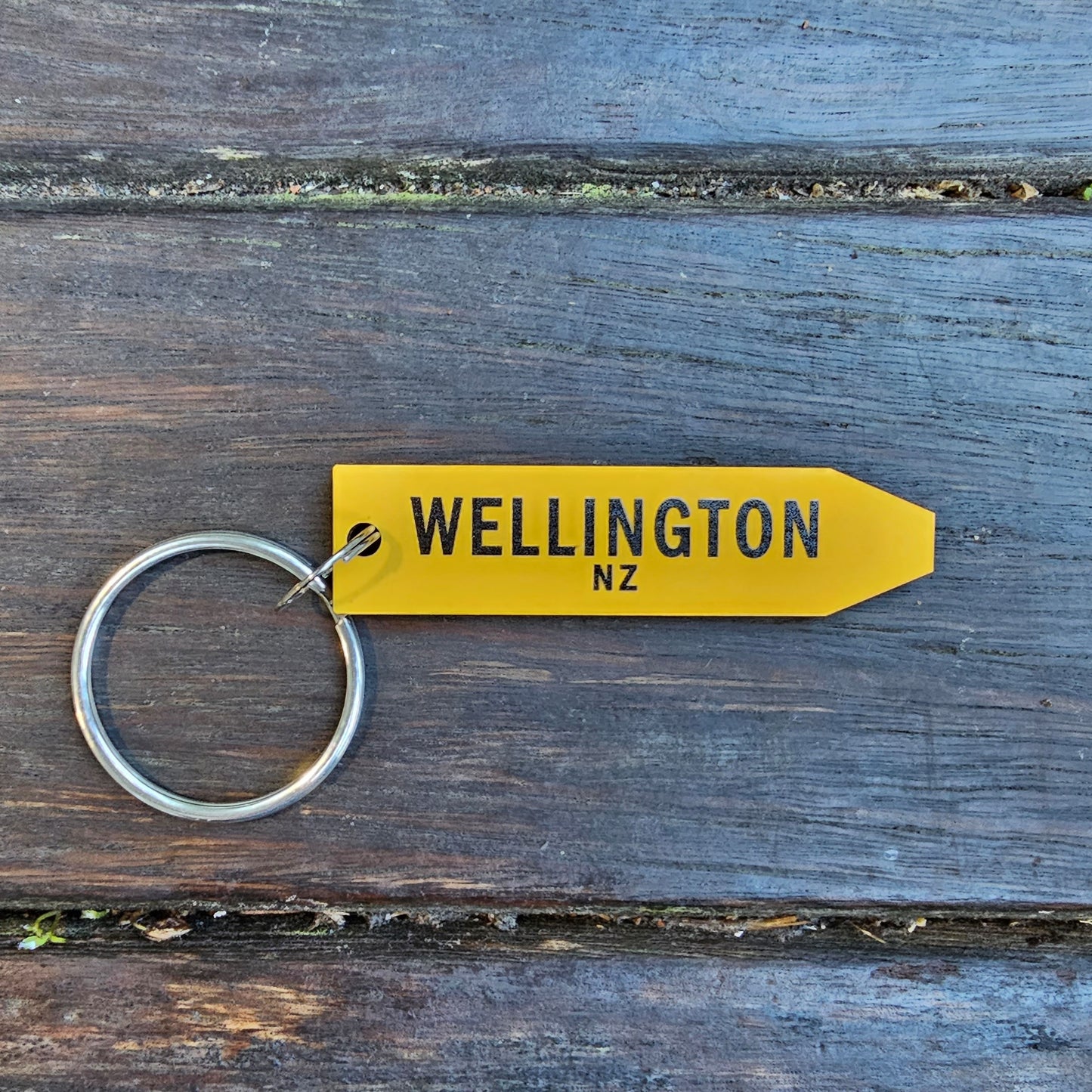 Wellington Road Sign Keyring