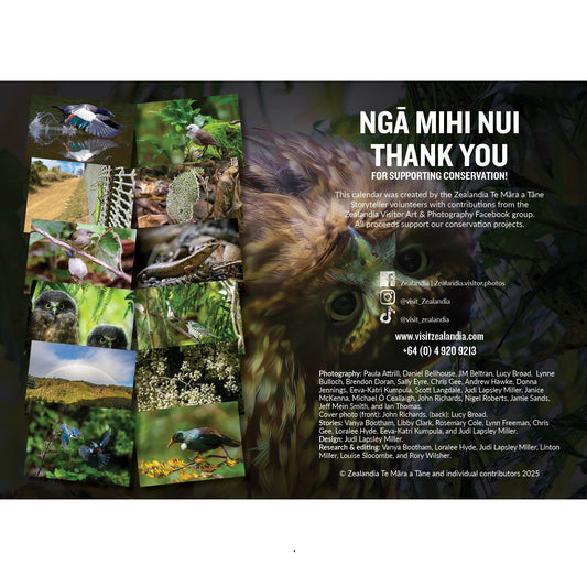 Zealandia Calendar 2026
