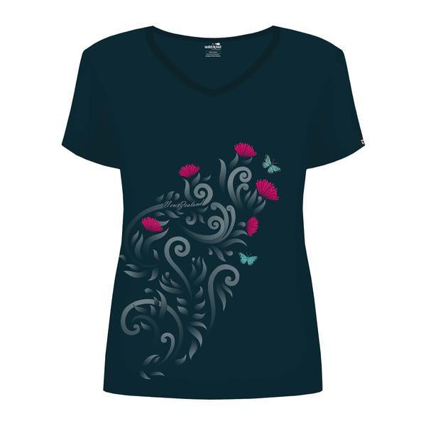 Women's Tee Pohutukawa