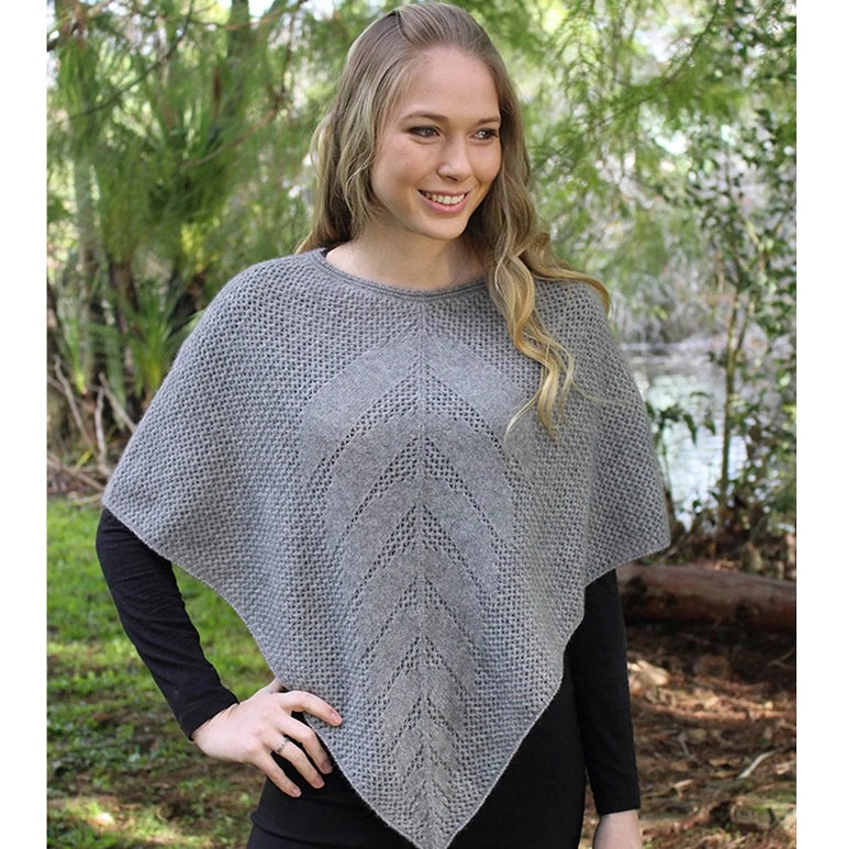 Lothlorian Fern Lace Poncho – Zealandia