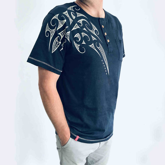 Men's Tee Grandpa Ngaru Navy