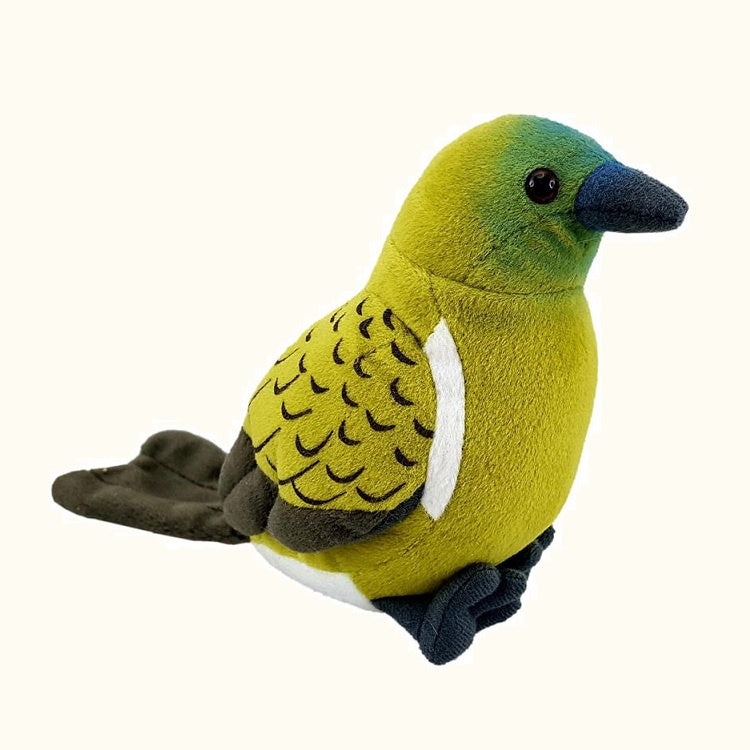 Korimako Bellbird Soft Toy With Sound 15cm