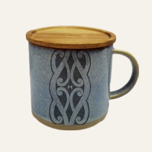 Ceramic Mug With Lid - Miriama Grace Smith