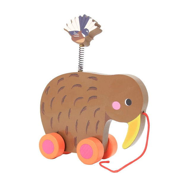 Wheelie Kiwi Pull Along Toy