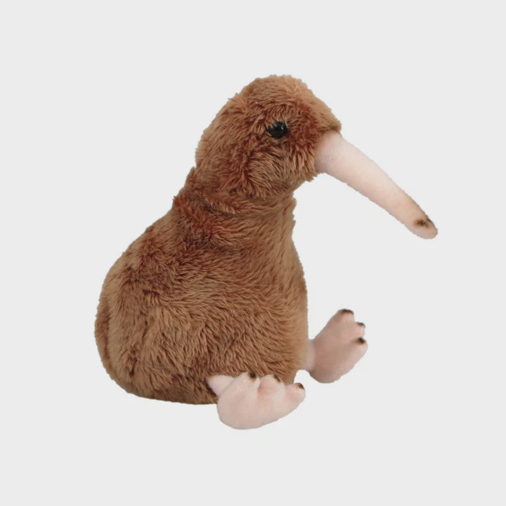 Brown Kiwi Soft Toy Finger Puppet