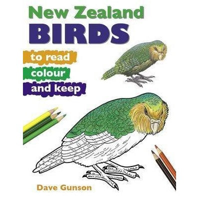 New Zealand Birds To Read Colour and Keep