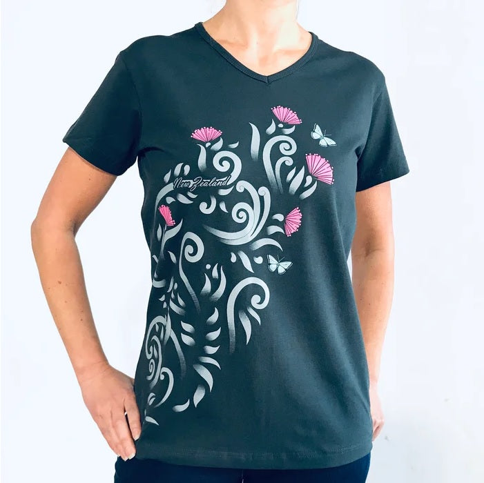 Women's Tee Pohutukawa