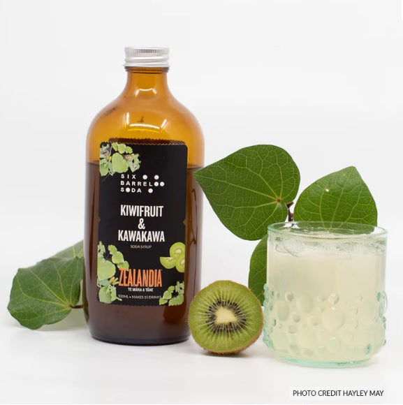 Zealandia Six Barrel Soda Syrup - Kiwifruit & Kawakawa