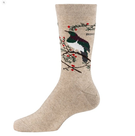 Native Birds Possum Merino Socks