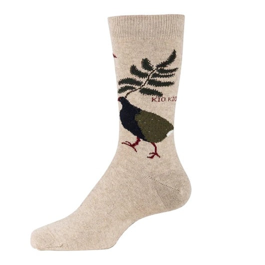 Native Birds Possum Merino Socks