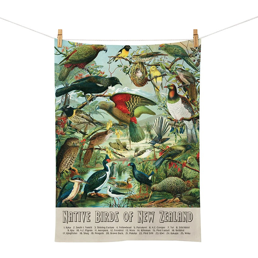 NZ Birds Tea Towels